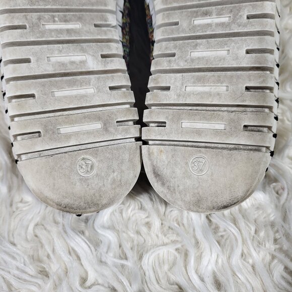 ERIC MICHAEL Lucy Tan Mosaic Slip On Size 37 EU / 6.5 - 7 US - Picture 9 of 9